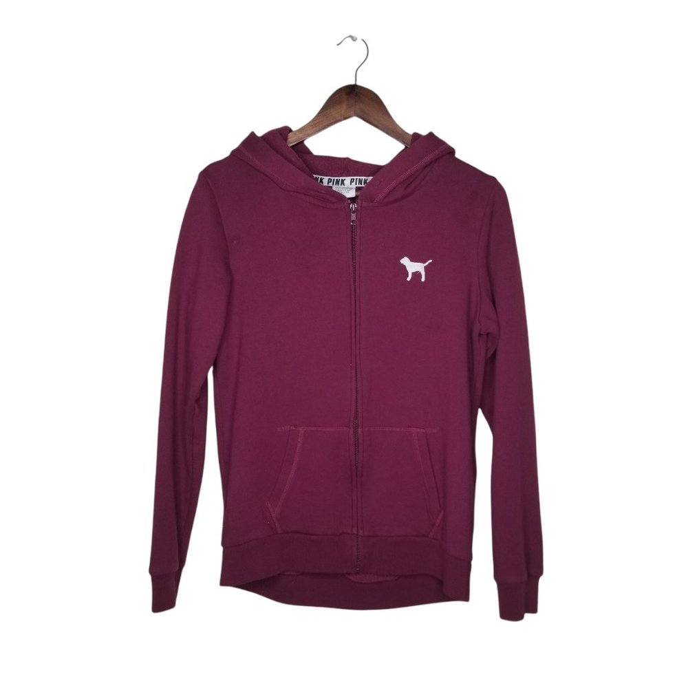 Pink Victoria’s Secret Womens Full Zip Hoodie XS